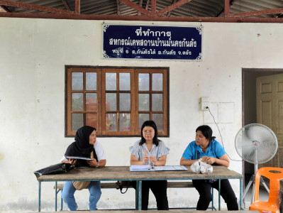 ลงพื้นที่ติดตามผลการดำเนินงานกิจกรรมการพัฒนาคุณภาพชีวิต ... พารามิเตอร์รูปภาพ 1