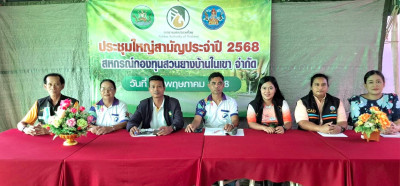 ประชุมใหญ่สามัญประจำปี 2568 สหกรณ์กองทุนสวนยางบ้านในเขา ... พารามิเตอร์รูปภาพ 1