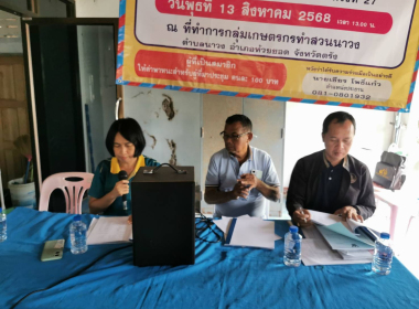 ประชุมใหญ่สามัญประจำปี 2568 กลุ่มเกษตรกรทำสวนนาวง พารามิเตอร์รูปภาพ 4