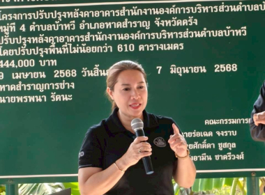 อบรมให้ความรู้โครงการส่งเสริมและพัฒนาอาชีพเพื่อแก้ไขปัญหาที่ดินทำกินของเกษตรกร หลักสูตร “การส่งเสริมพัฒนาอาชีพและการตลาดที่เหมาะสมกับพื้นที่ ”ประจำปีงบประมาณ พ.ศ. 2569 แก่เกษตรกรในพื้นที่ คทช. ป่าสงวนแห่งชาติ ป่าควนบ้าหวี ... พารามิเตอร์รูปภาพ 1