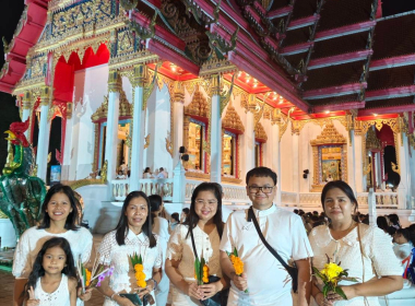 กิจกรรมเวียนเทียน เพื่อส่งเสริมพระพุทธศาสนา ... พารามิเตอร์รูปภาพ 4