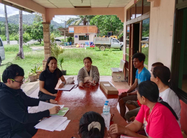 ลงพื้นที่สำรวจข้อมูล พื้นที่ชุมชนบ้านทุ่งปาหนัน ม.2 ต.ลิพัง ... พารามิเตอร์รูปภาพ 3