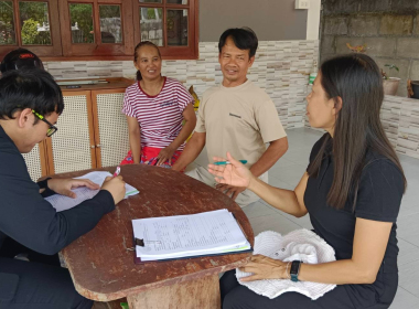 ลงพื้นที่สำรวจข้อมูล พื้นที่ชุมชนบ้านทุ่งปาหนัน ม.2 ต.ลิพัง ... พารามิเตอร์รูปภาพ 11