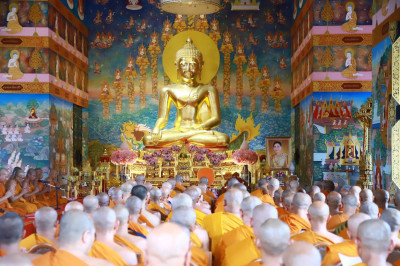 เข้าร่วมพิธีเจริญพระพุทธมนต์นวัคคหายุสมธัมม์ ... พารามิเตอร์รูปภาพ 1