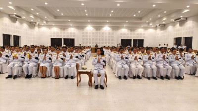 เข้าร่วมพิธีพระพุทธมนต์ และทำบุญตักบาตรถวายพระกุศล ... พารามิเตอร์รูปภาพ 1