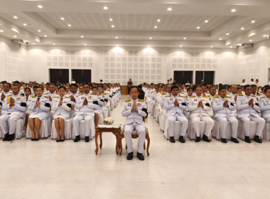 เข้าร่วมพิธีพระพุทธมนต์ และทำบุญตักบาตรถวายพระกุศล ... พารามิเตอร์รูปภาพ 12
